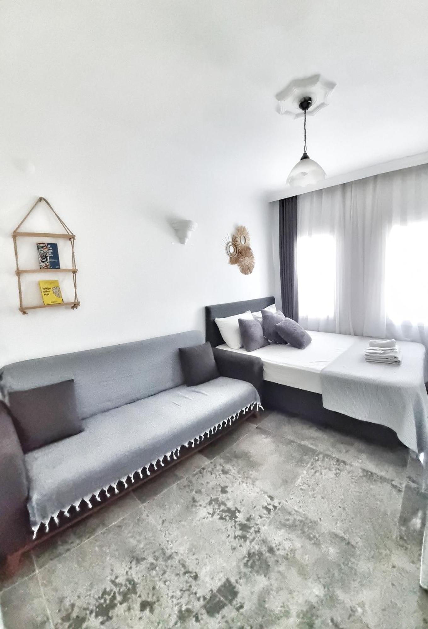 Merkez Kumsal Pansiyon Bodrum Szoba fotó
